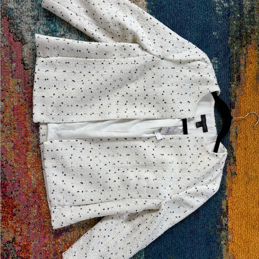Ann Taylor Elegant White Blazer